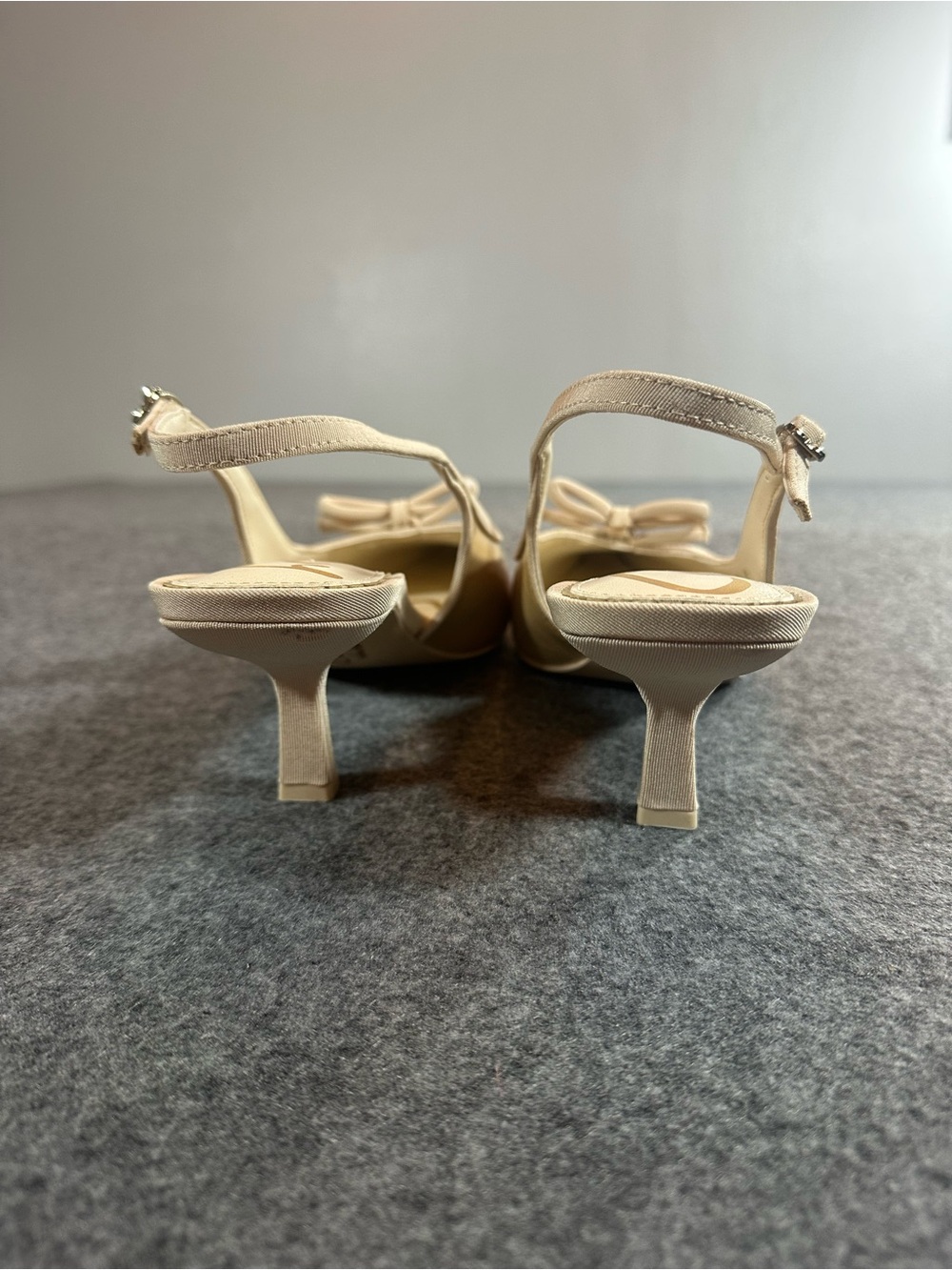 Sam Edelman Brown Slingback Kitten Heels - Picture 5 of 8